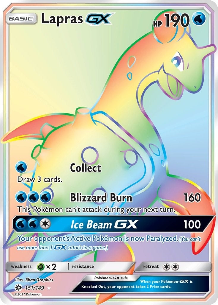 Image for Lapras GX (Secret) - Pokemon