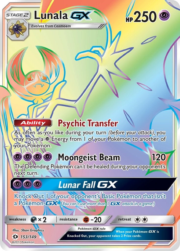 Image for Lunala GX (Secret) - Pokemon