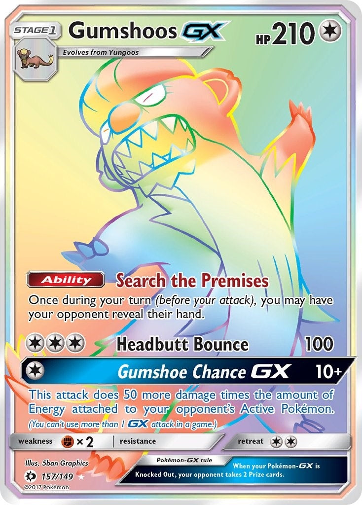Image for Gumshoos GX (Secret) - Pokemon