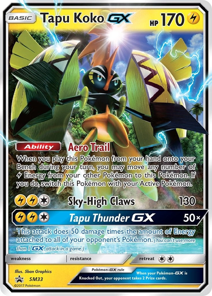 Image for Tapu Koko GX - SM33 - Pokemon