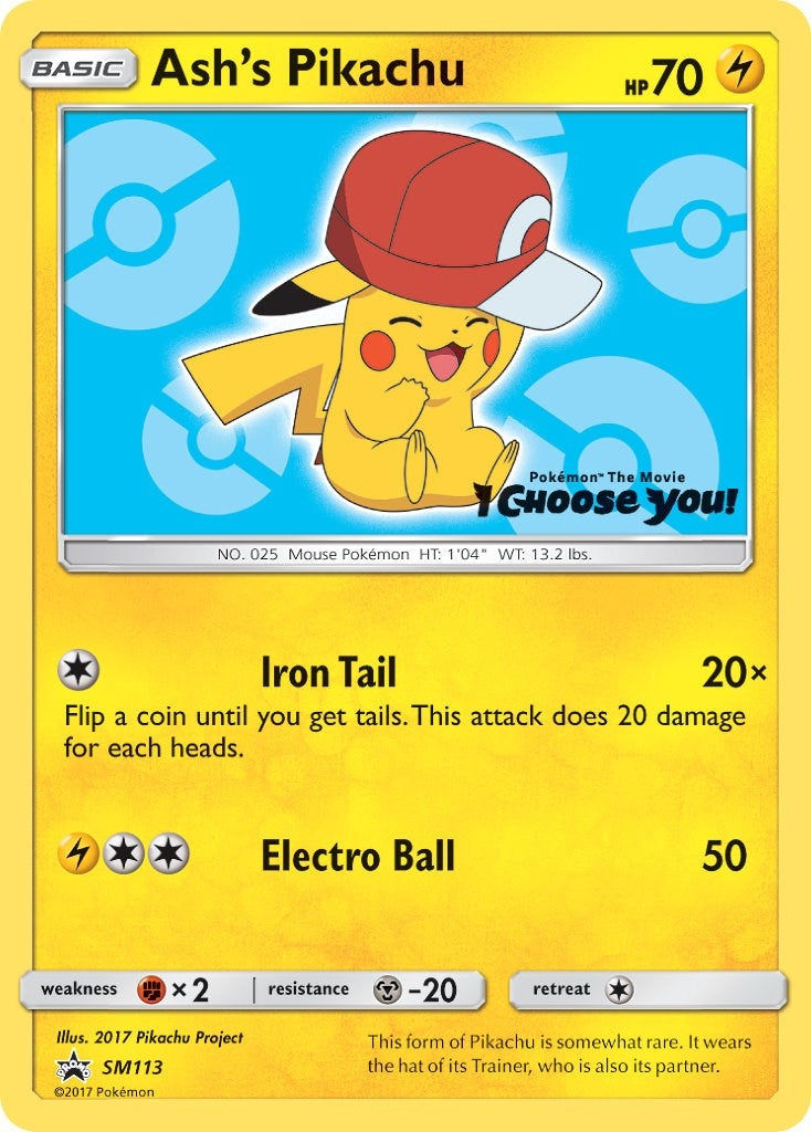 Image for Ash's Pikachu - SM113 - Pokemon