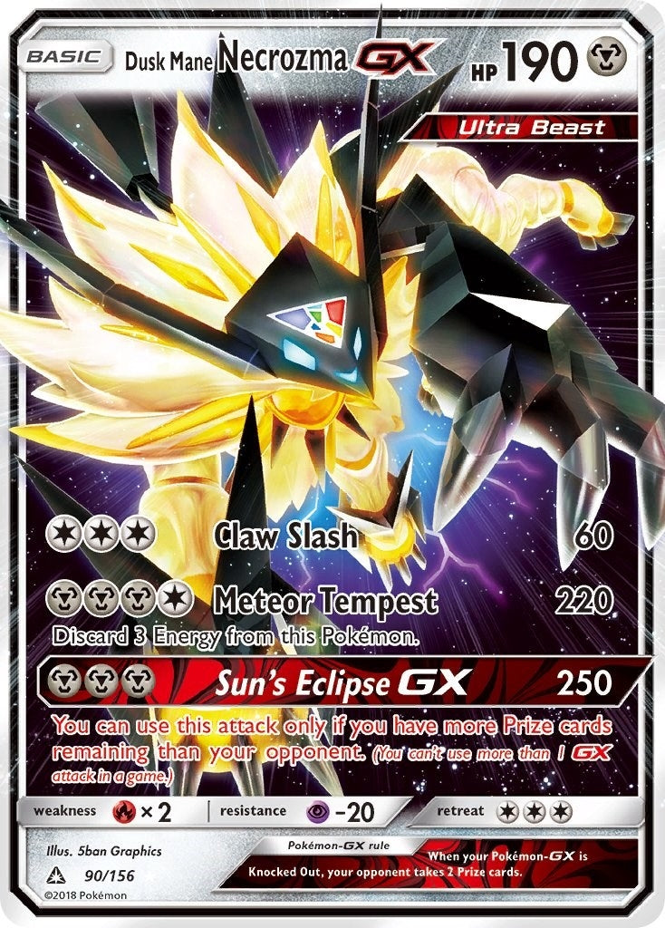 Image for Dusk Mane Necrozma GX - Pokemon