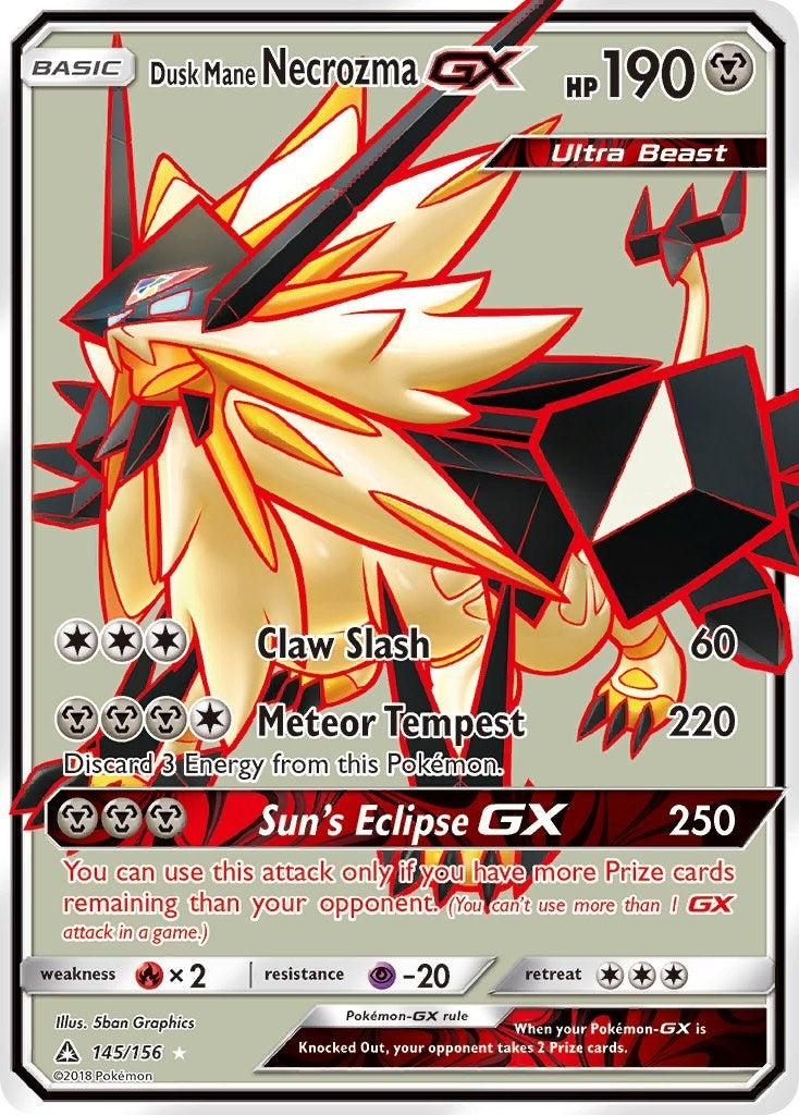 Image for Dusk Mane Necrozma GX (Full Art) - Pokemon