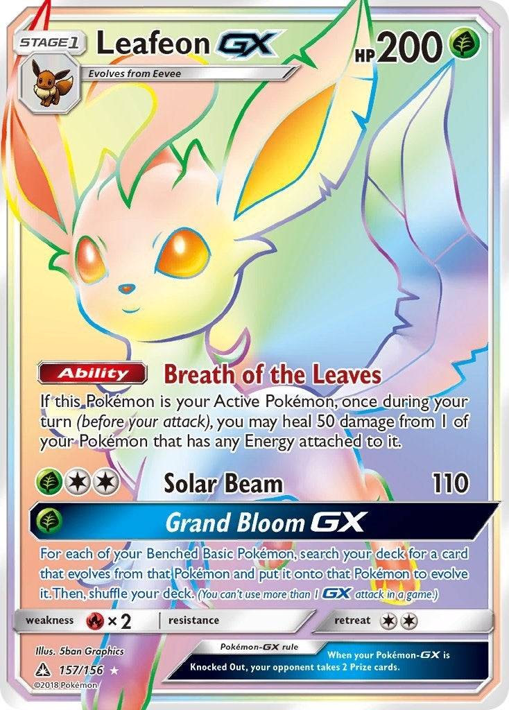 Image for Leafeon GX (Secret Rare) - Pokemon