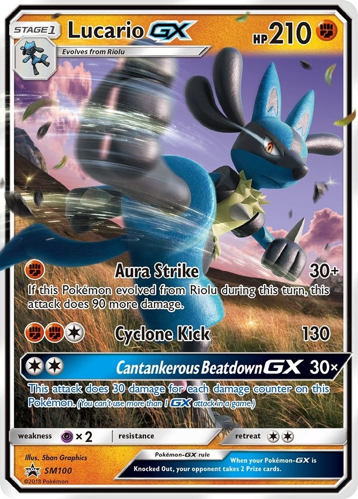 Image for Lucario GX - SM100 - Pokemon