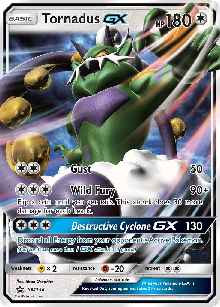 Image for Tornadus GX - SM134 - Pokemon