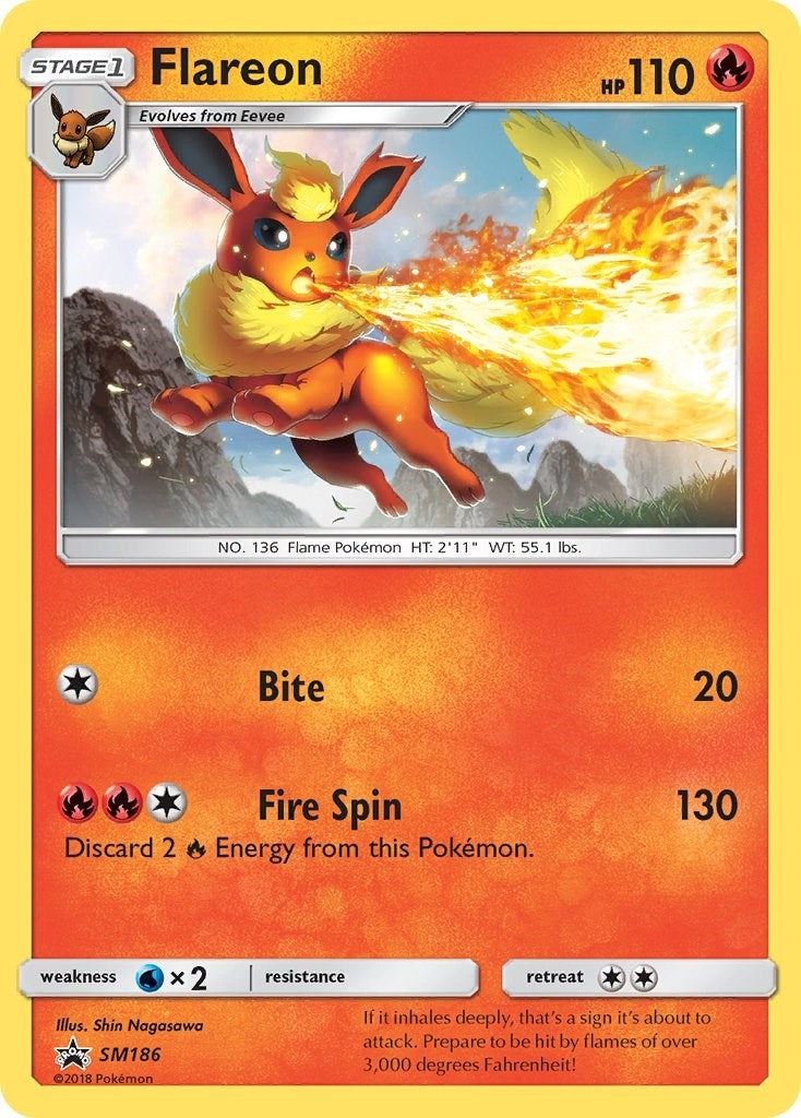 Image for Flareon - SM186 (Let's Play, Eevee!) - Pokemon