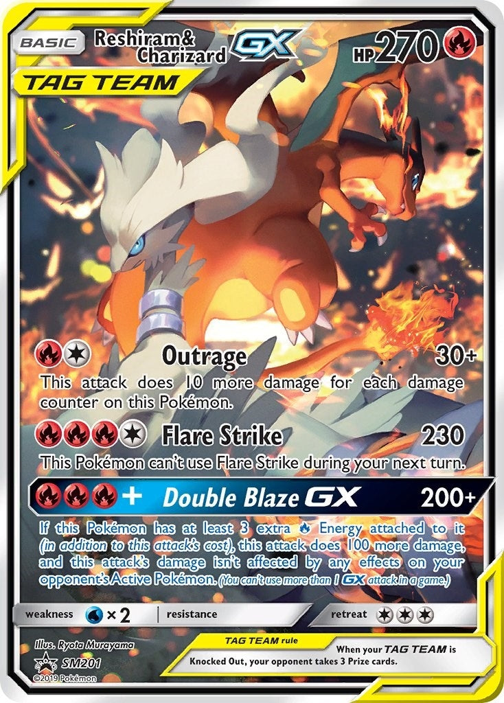 Image for Reshiram & Charizard GX - SM201 - Pokemon