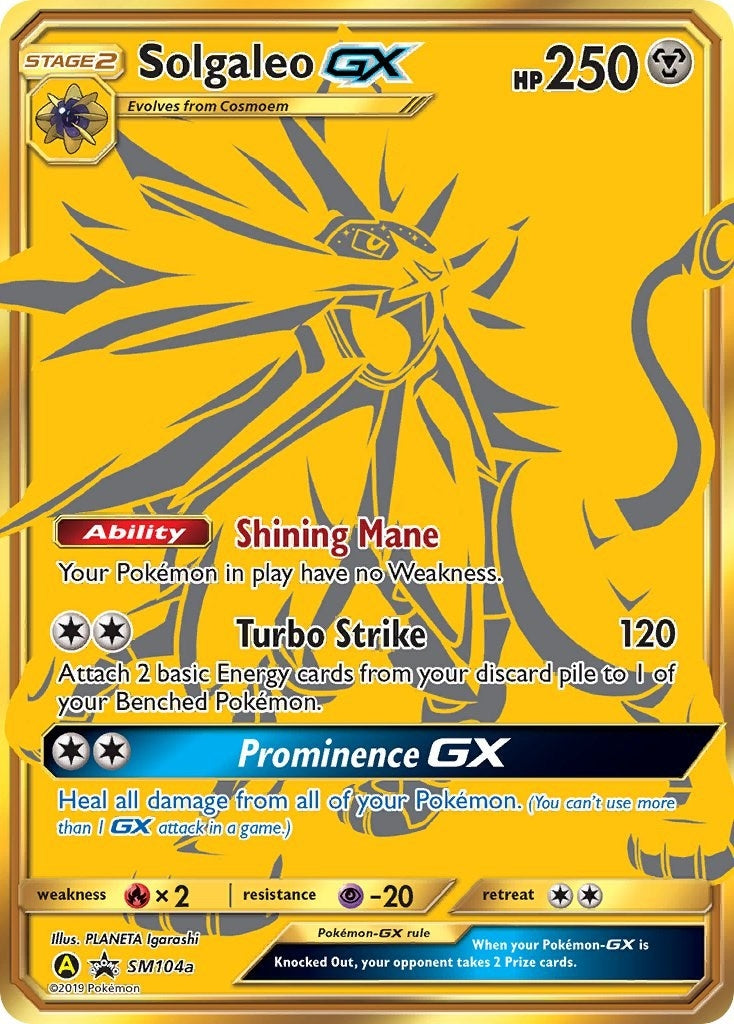 Image for Solgaleo GX - SM104a - Pokemon