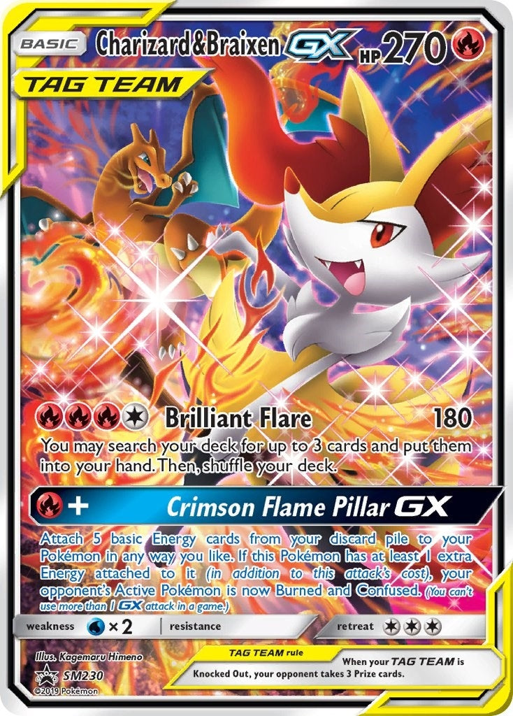 Image for Charizard & Braixen GX - SM230 - Pokemon