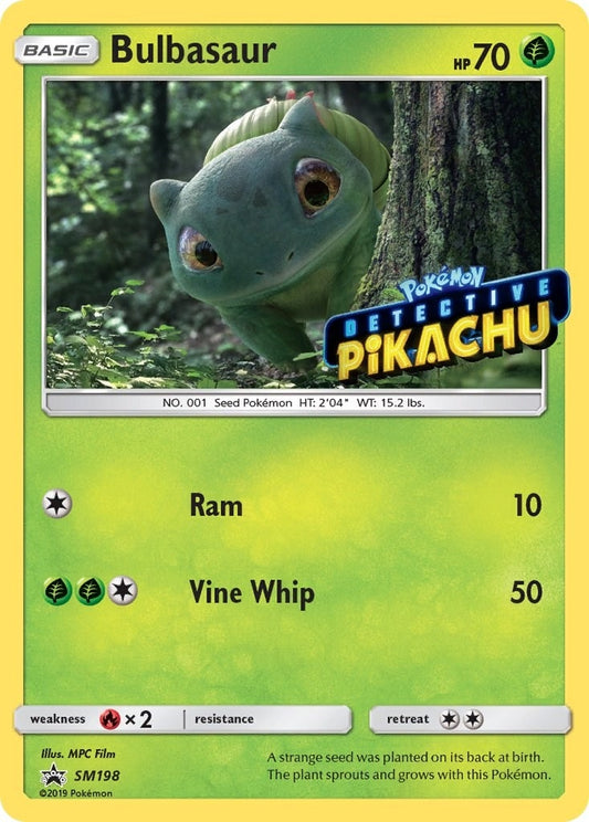 Image for Bulbasaur - SM198 (Detective Pikachu Stamped) - Pokemon