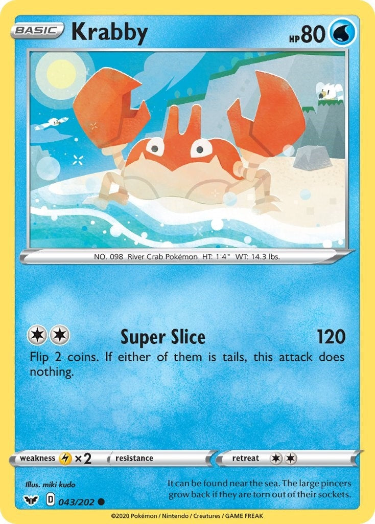 Image for Krabby (043) - Pokemon