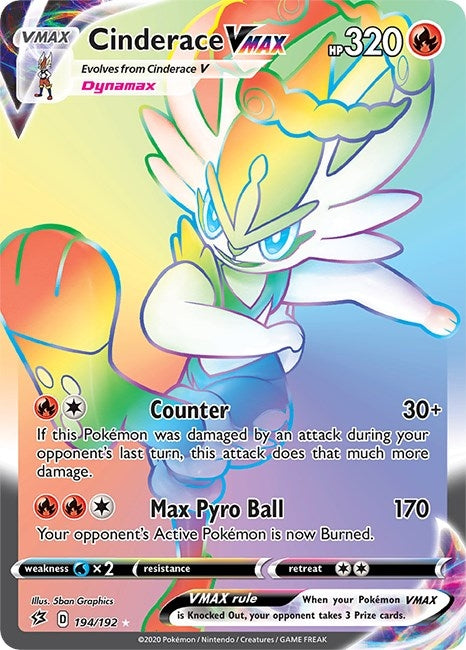 Image for Cinderace VMAX (Secret) - Pokemon
