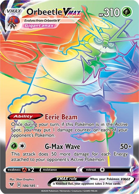Image for Orbeetle VMAX (Secret) - Pokemon