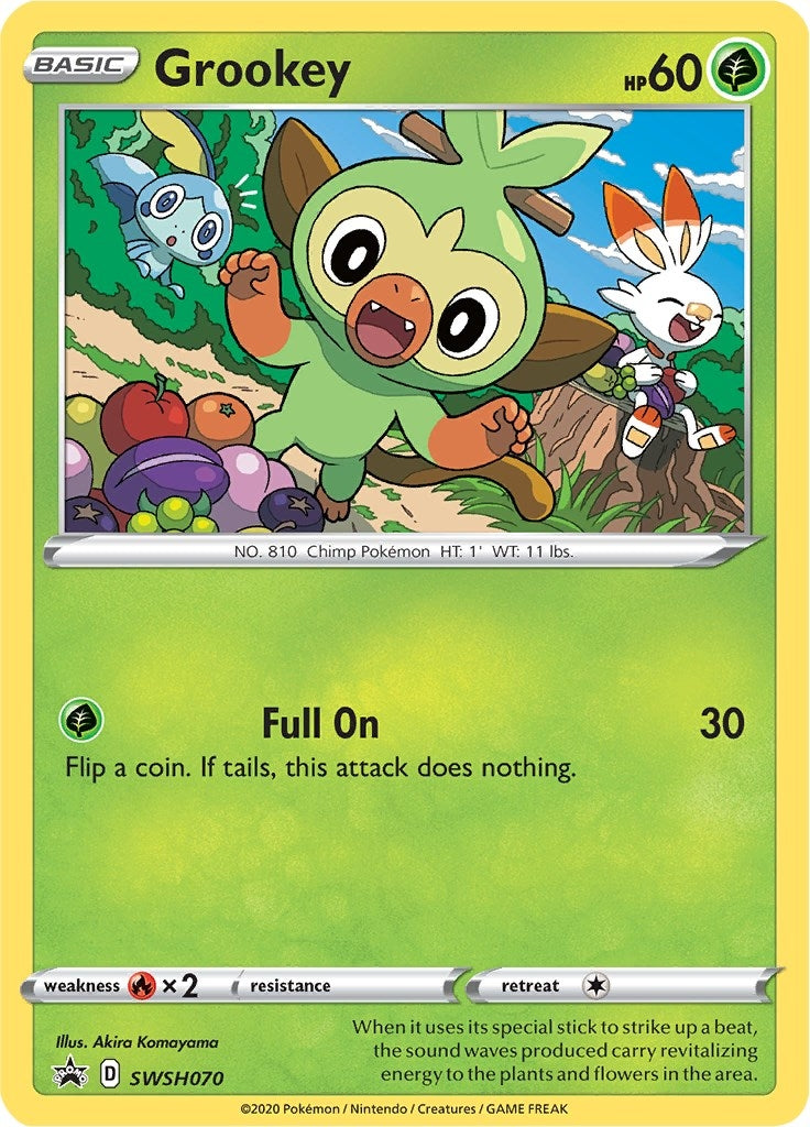 Image for Grookey - SWSH070 - Pokemon