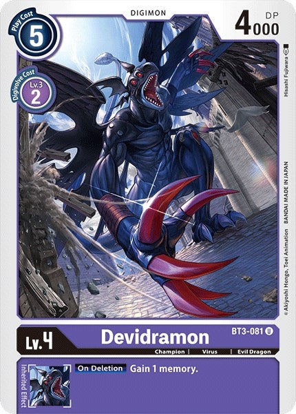 Image for Devidramon - Digimon Card Game