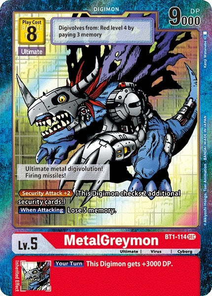 Image for MetalGreymon (Secret Rare) (Alternate Art) - Digimon Card Game