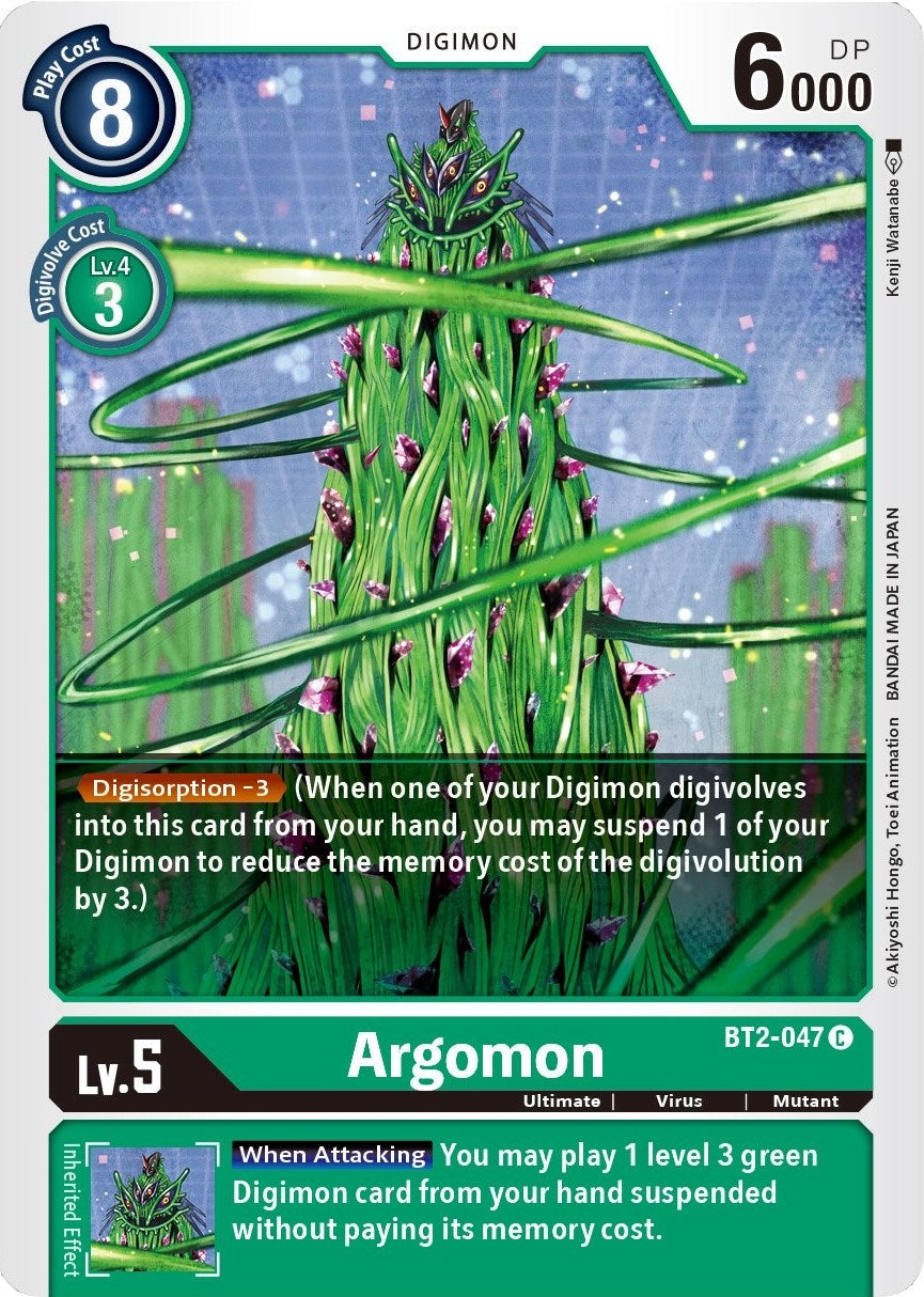 Image for Argomon - BT2-047 - Digimon Card Game