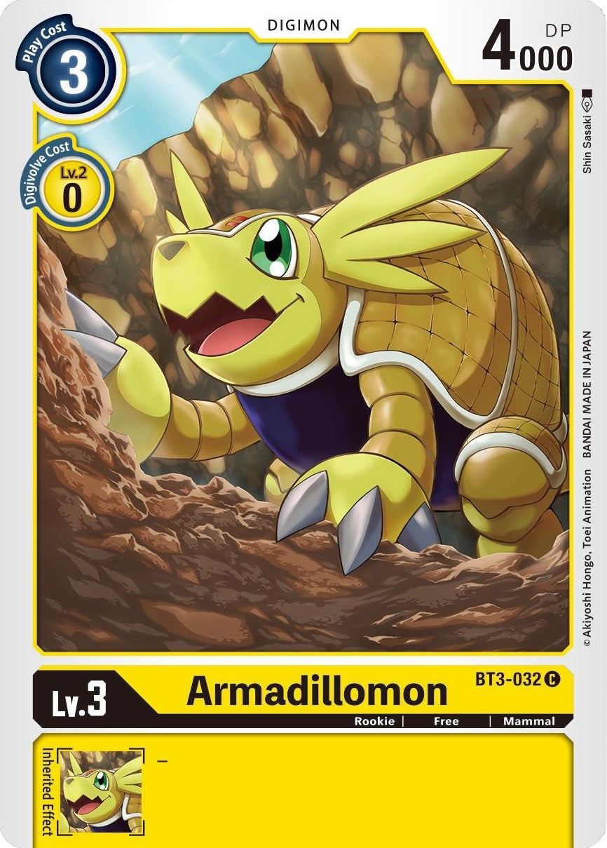 Image for Armadillomon - BT3-032 - Digimon Card Game
