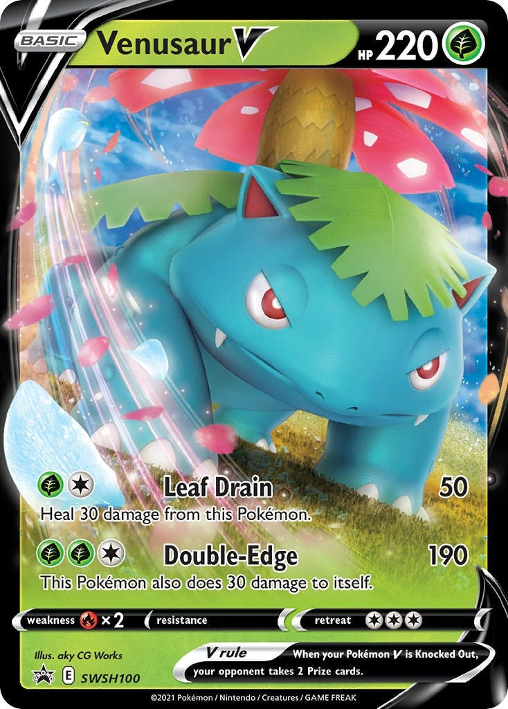 Image for Venusaur V - SWSH100 - Pokemon