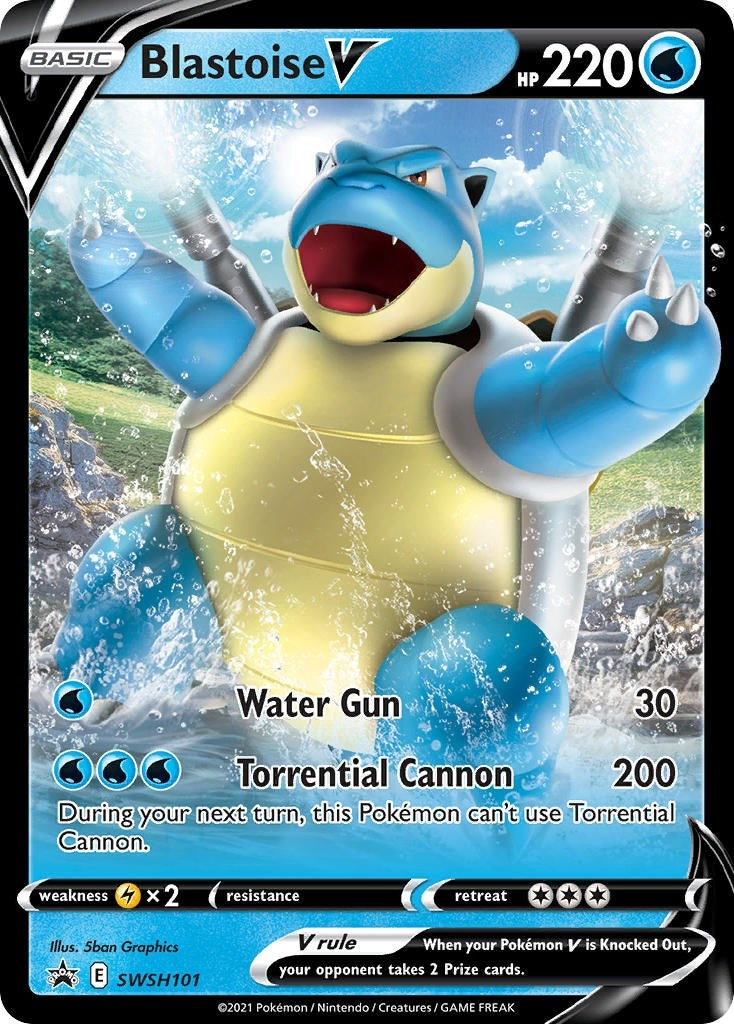 Image for Blastoise V - SWSH101 - Pokemon