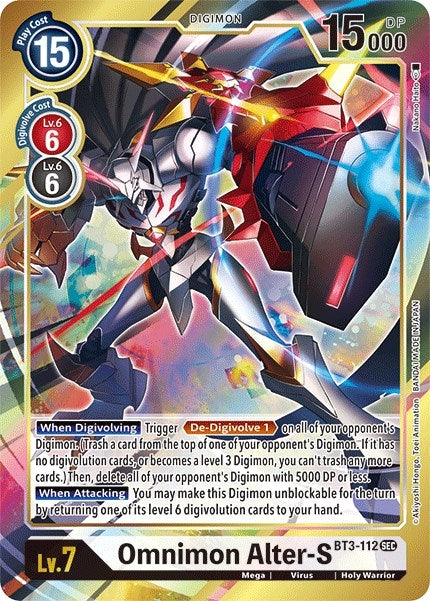 Image for Omnimon Alter-S (Secret Rare) (Alternate Art) - Digimon Card Game