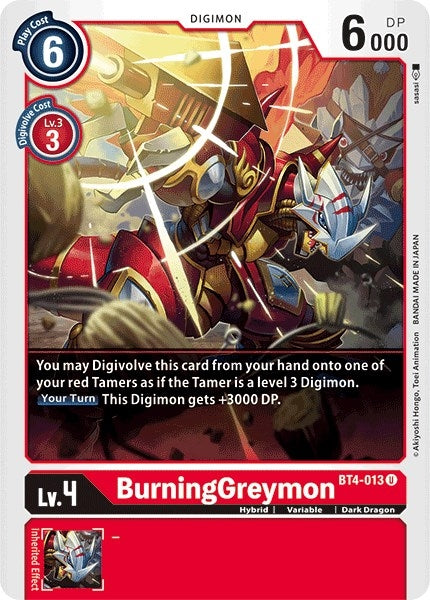 Image for BurningGreymon - Digimon Card Game