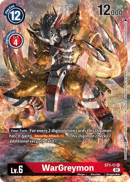 Image for WarGreymon - ST1-11 (Premier TO Event June 2021) - Digimon Card Game