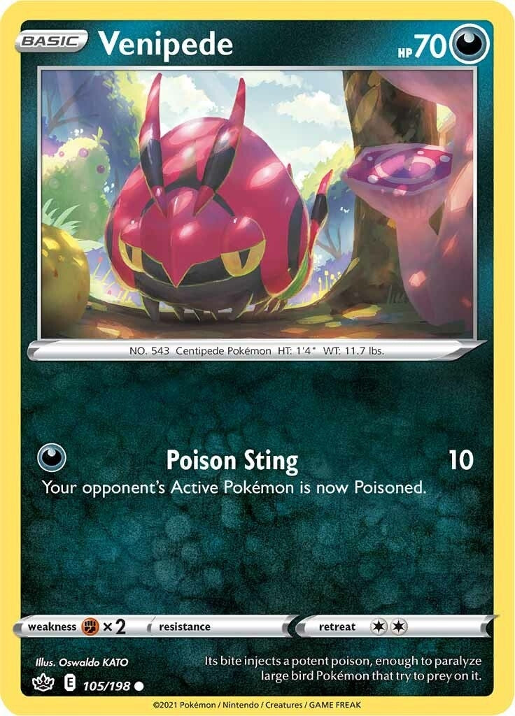 Image for Venipede - Pokemon