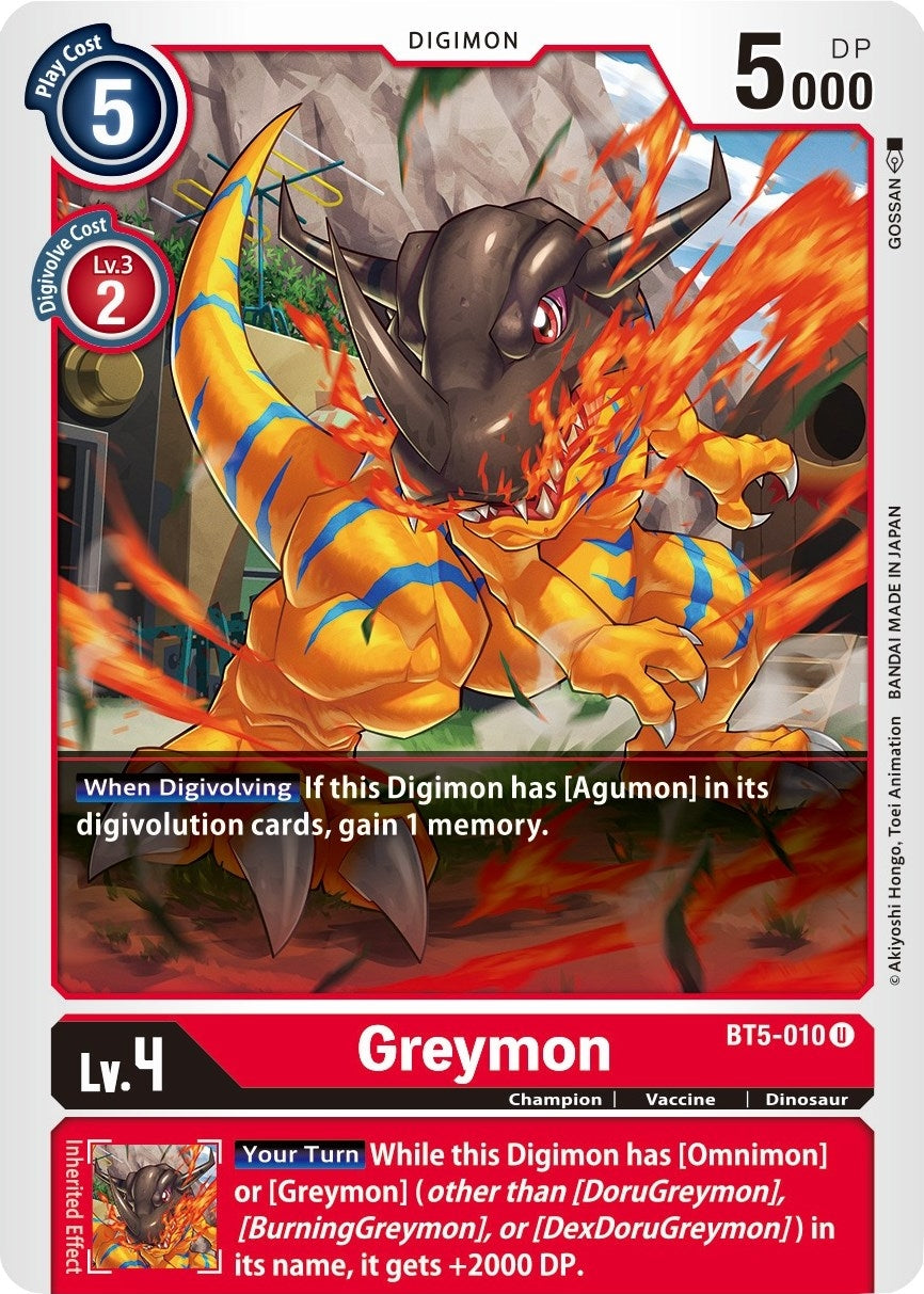 Image for Greymon - Digimon Card Game