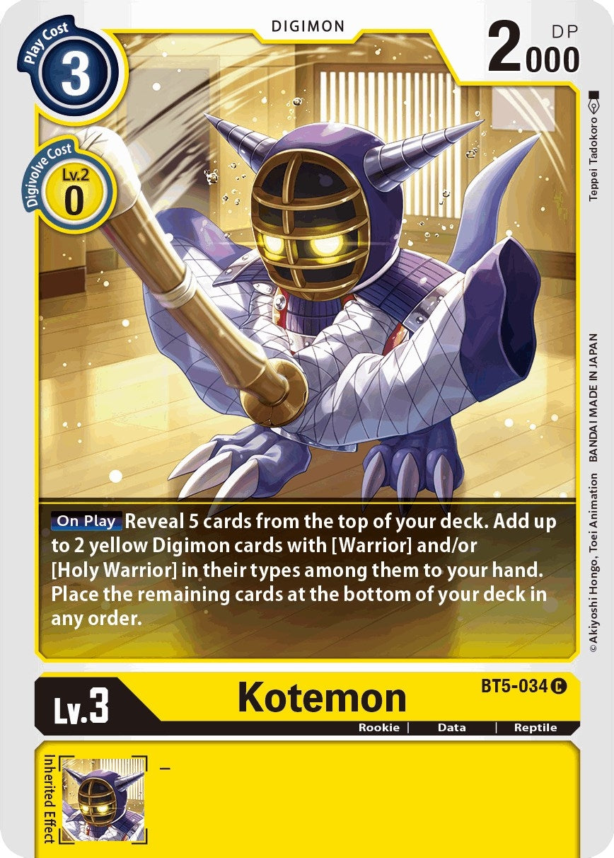 Image for Kotemon - Digimon Card Game