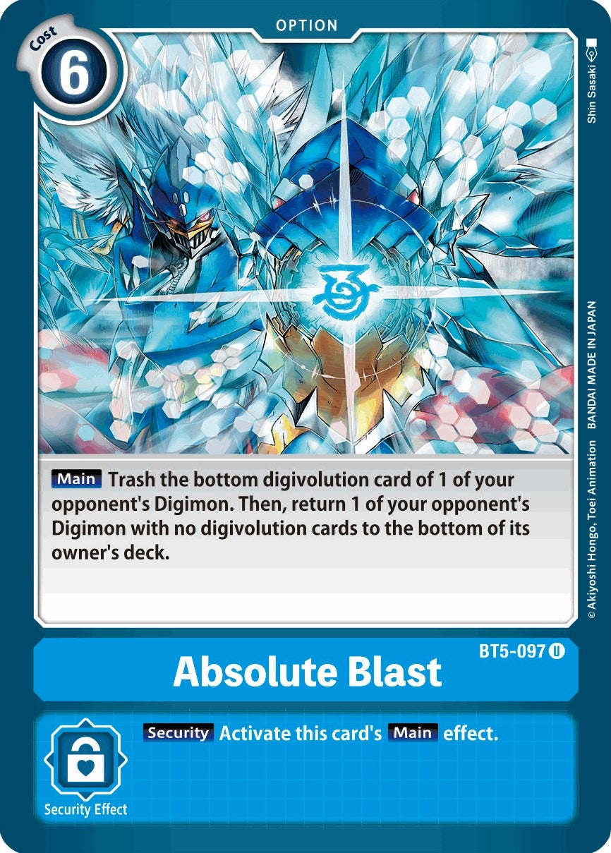 Image for Absolute Blast - Digimon Card Game