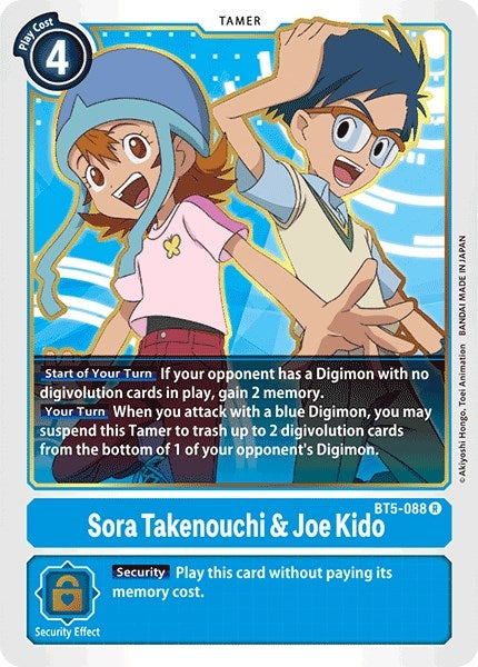 Image for Sora Takenouchi & Joe Kido - Digimon Card Game