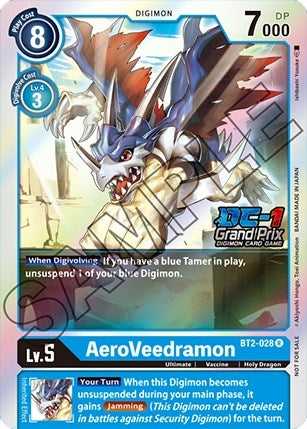 Image for AeroVeedramon (DC-1 Grand Prix) - Digimon Card Game
