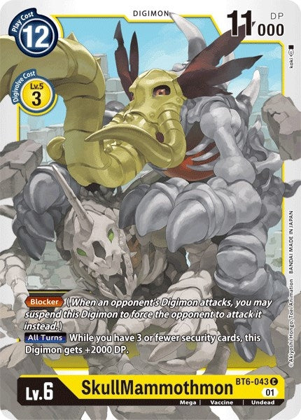 Image for SkullMammothmon - Digimon Card Game