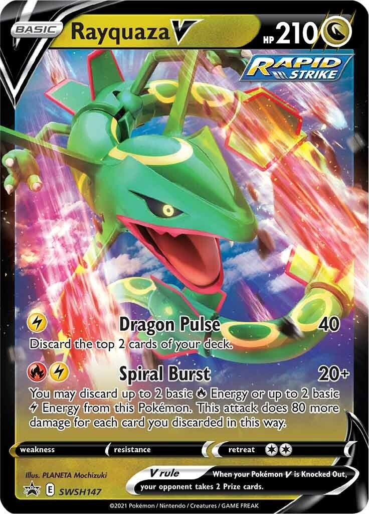 Image for Rayquaza V - SWSH147 - Pokemon