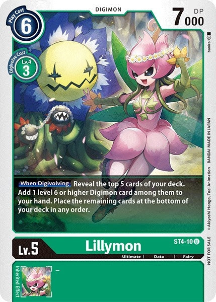 Image for Lillymon (Official Tournament Pack Vol.3) - Digimon Card Game