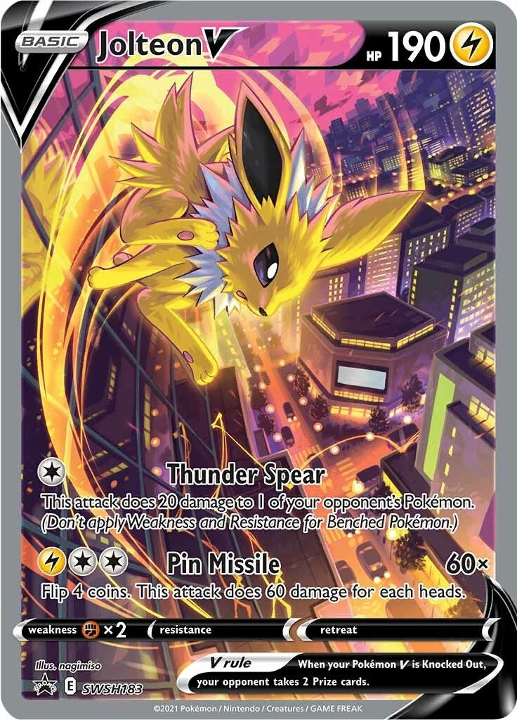 Image for Jolteon V - SWSH183 - Pokemon