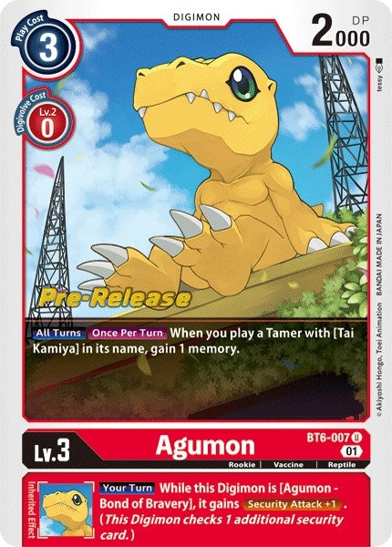 Image for Agumon - Digimon Card Game