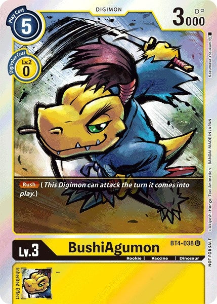 Image for BushiAgumon (Event Pack 2) - Digimon Card Game