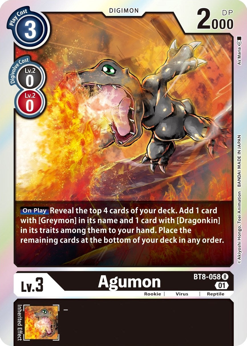 Image for Agumon - Digimon Card Game