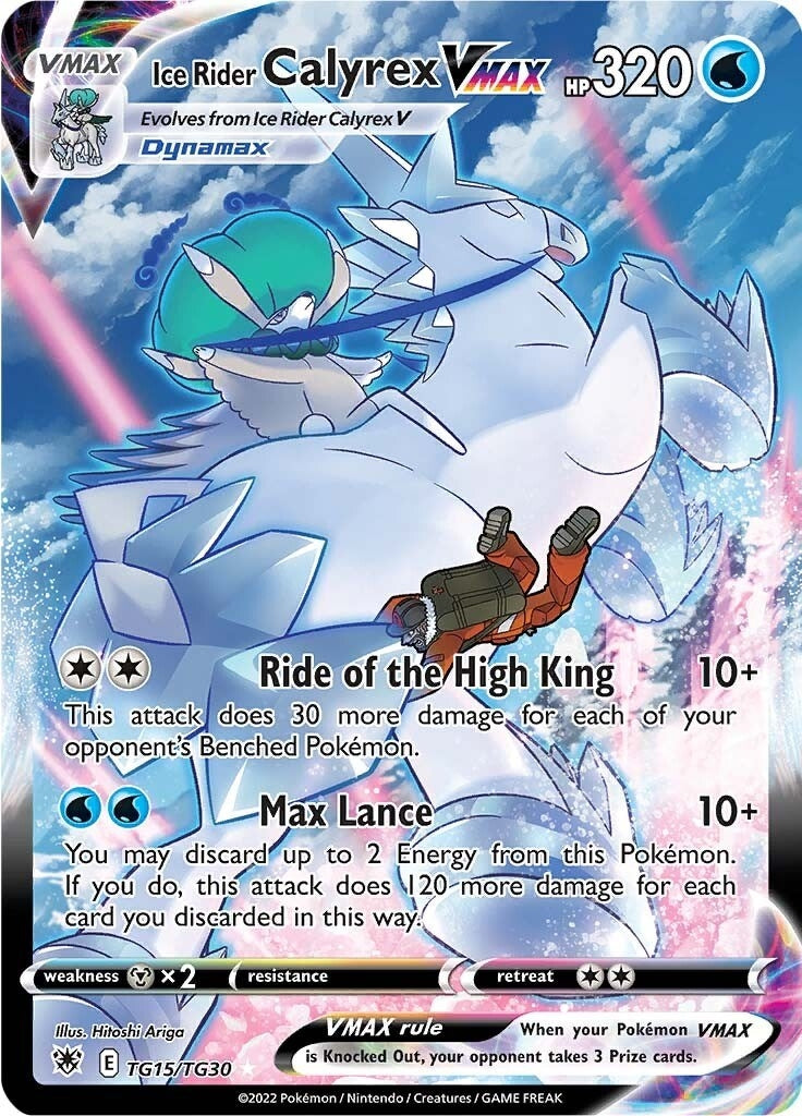 Image for Ice Rider Calyrex VMAX - Pokemon