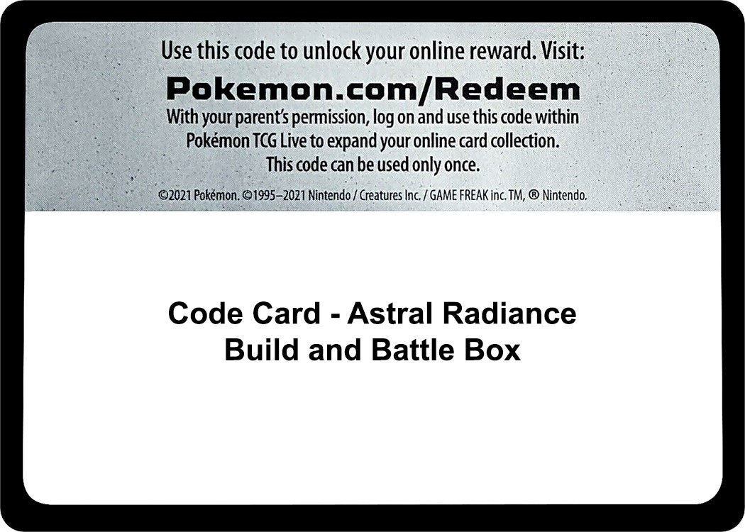 Image for Code Card - Astral Radiance Build and Battle Box - Pokemon