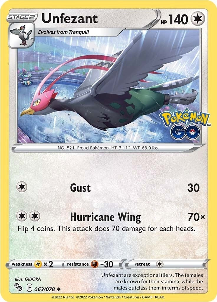 Image for Unfezant - Pokemon