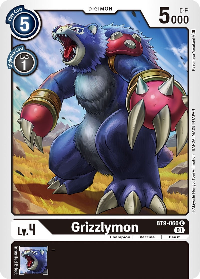 Image for Grizzlymon - Digimon Card Game