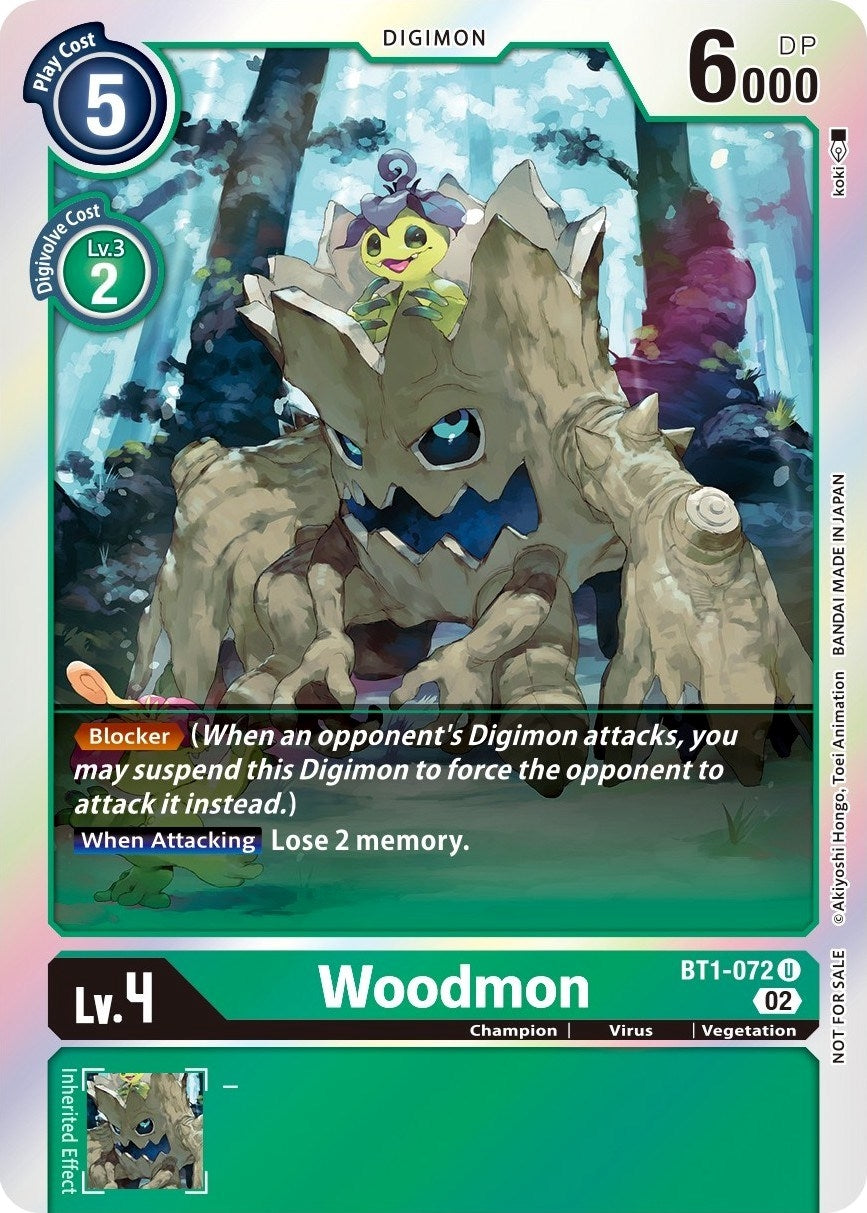 Image for Woodmon (Official Tournament Pack Vol. 6) - Digimon Card Game