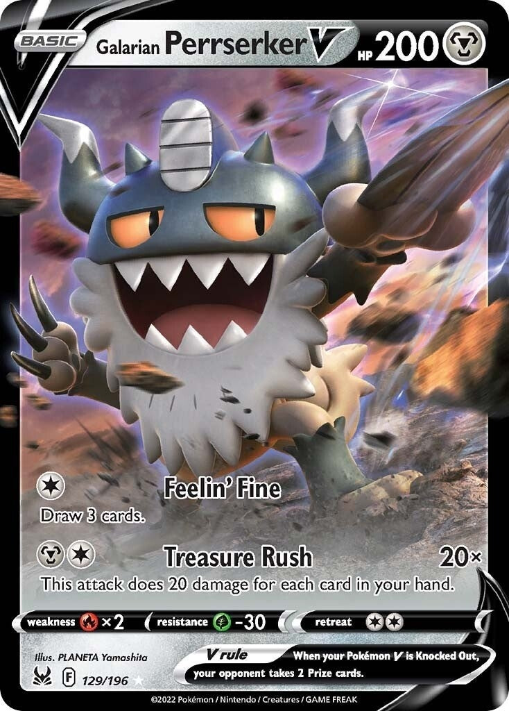 Image for Galarian Perrserker V - Pokemon