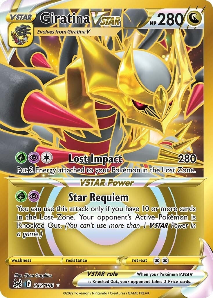 Image for Giratina VSTAR (212) (Secret) - Pokemon