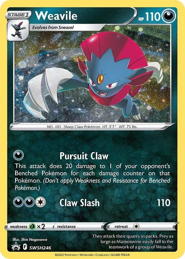 Image for Weavile - SWSH246 (Cosmos Holo) - Pokemon