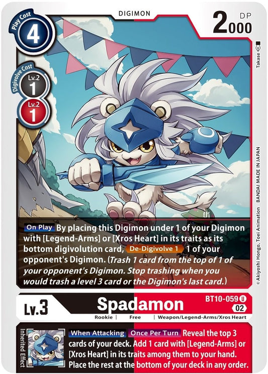 Image for Spadamon - Digimon Card Game